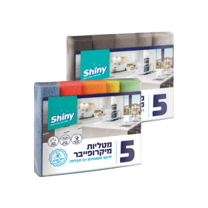 5 מטליות מיקרופייבר לניקוי כללי