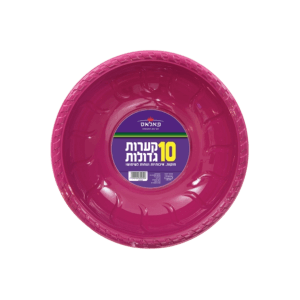 קערות אדומות לסלט גדולות וחזקות 10 יח׳