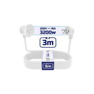 כבל מאריך חשמל באורך כ- 3 מטר מבית SEMICOM SWITCH